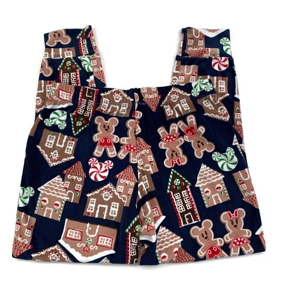 Disney Mickey & Minne Mouse Gingerbread Super Soft Fleece Pajama Set Women's S - Picture 6 of 9